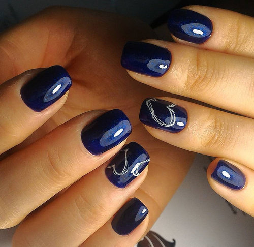 blue valentine nails