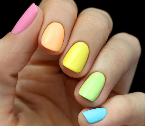 colorful-rainbow-easter-nails