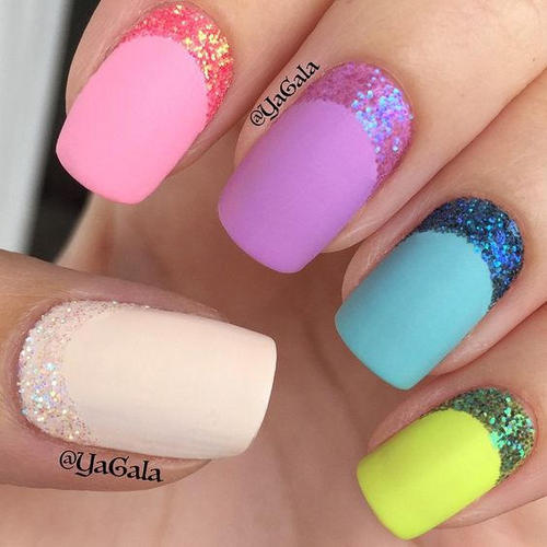 easter-nails-with-glitter