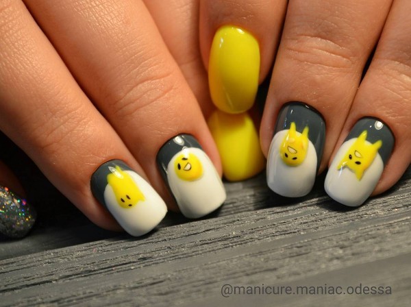 fun easter nail design