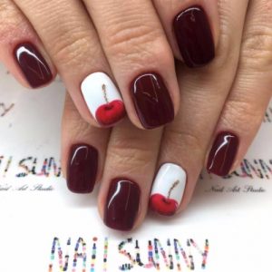 summer-cherry-nails