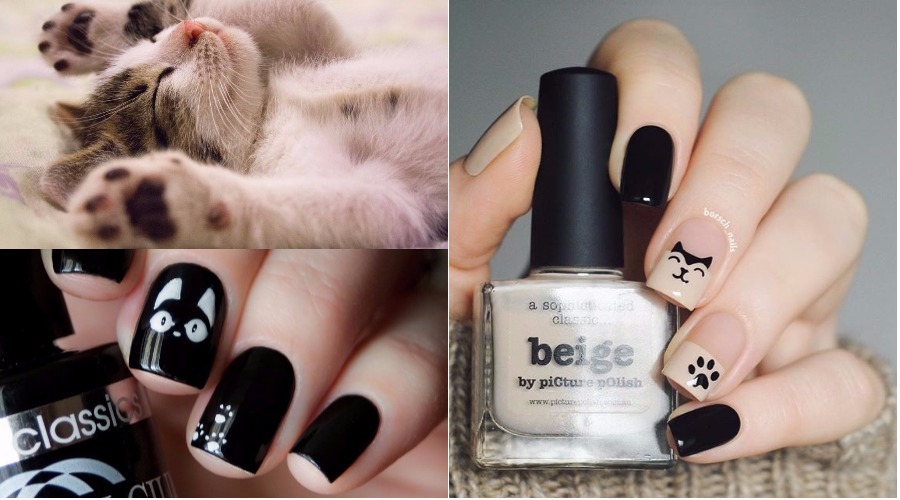 3. Adorable Cat Nail Designs for Beginners - wide 7