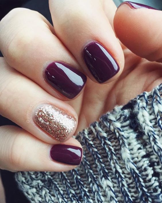 Best Wine Colored Nails Of 2019 Nailspiration