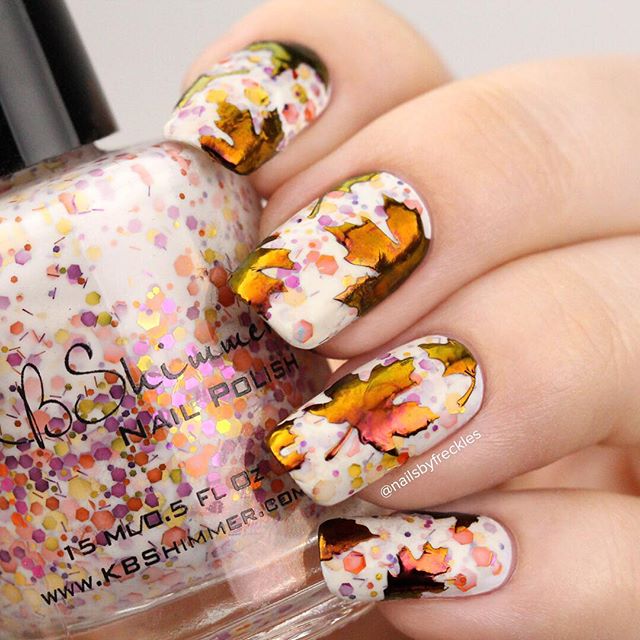 35 Best Fall Leaves Nail Art Ideas & Leaves Nail Designs for Autumn 2024