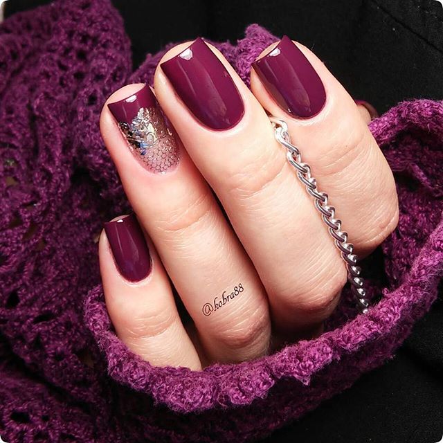 Best Wine Colored Nails of 2019 NAILSPIRATION