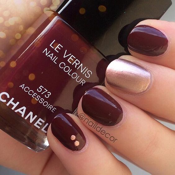 Best Wine Colored Nails Of 2019 Nailspiration