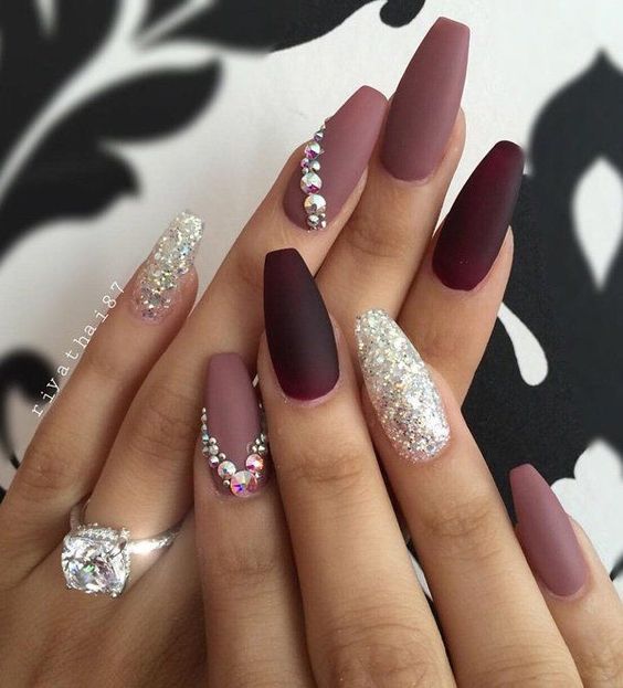 Best Wine Colored Nails of 2019 NAILSPIRATION