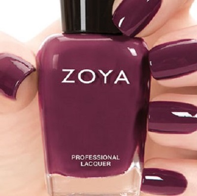 zoya veronica wine red nail polish