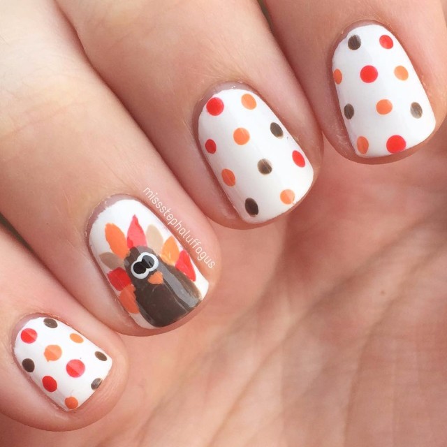 40 Cute and Easy Thanksgiving Nails 2019 NAILSPIRATION