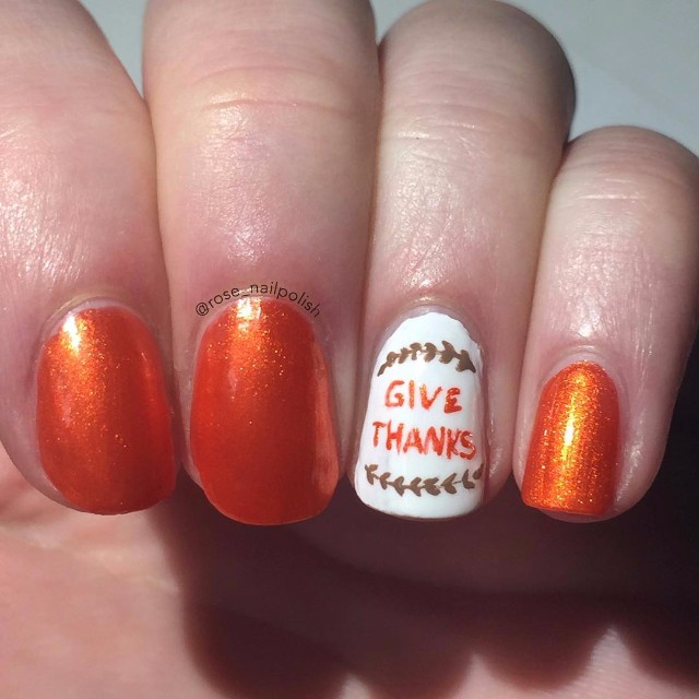 40 Cute and Easy Thanksgiving Nails 2019 NAILSPIRATION