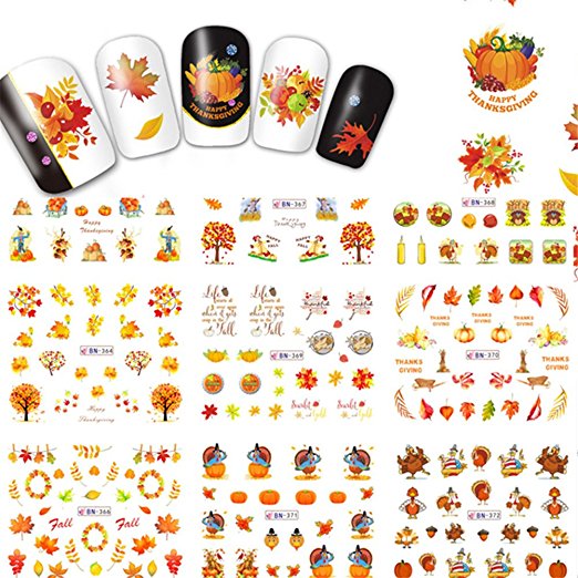 thanksgiving-nail-decals