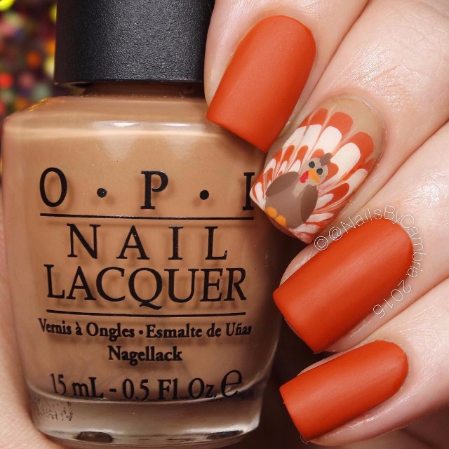 40 Cute and Easy Thanksgiving Nails 2019 | NAILSPIRATION