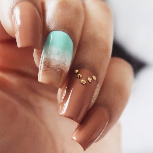 desert-sandy-beach-nail-design-for-coachella