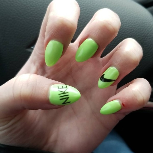 light-green-nike-nails