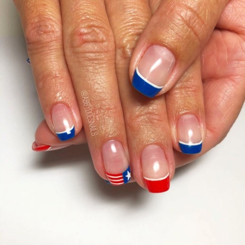 4th-of-july-french-nails