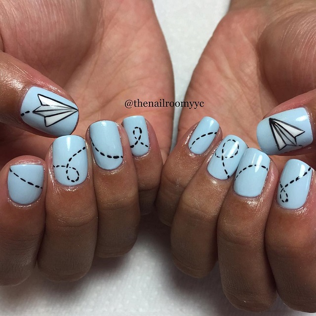 back-to-school-manicure-with-paper-planes