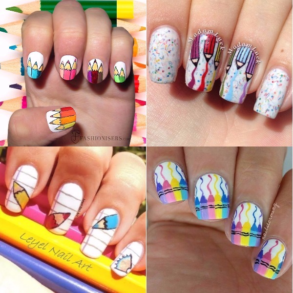 nail-design-with-pencils-backtoschool