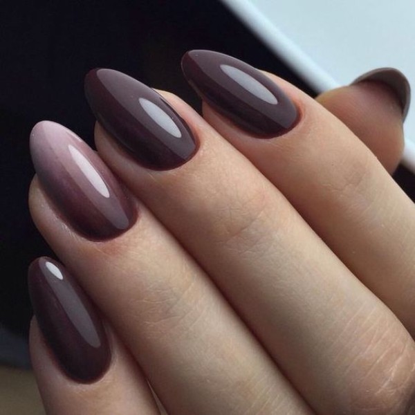 chocolate-brown-fall-ombre-nails
