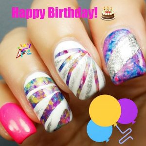 Birthday Nails: New ideas for 2020 | NAILSPIRATION