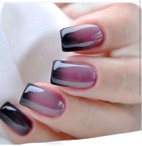 light-violet-to-dark-fall-ombre-nails