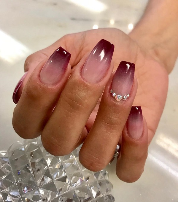 nude-to-wine-red-fall-ombre-nails