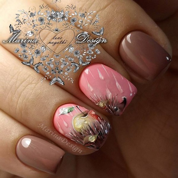 fall-hedgehog-with-apple-manicure