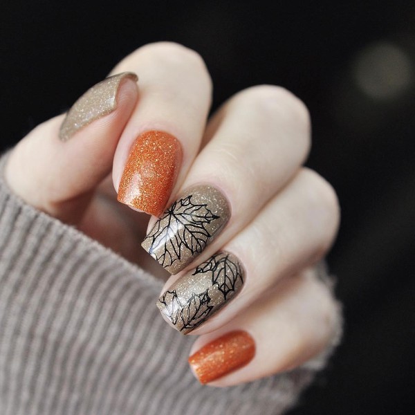 orange-n-brown-shimmering-fall-mani