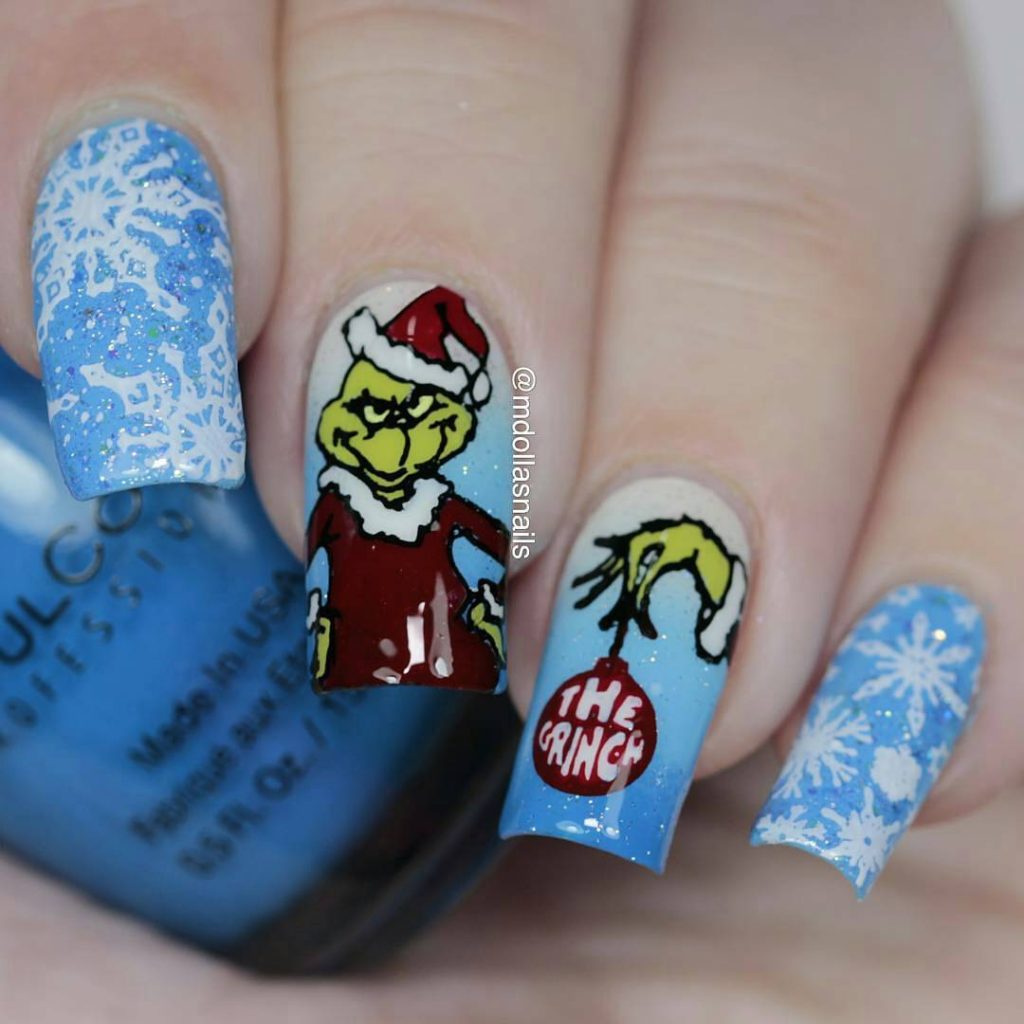 grinch nails