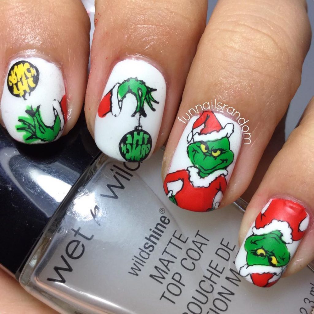 grinch nails