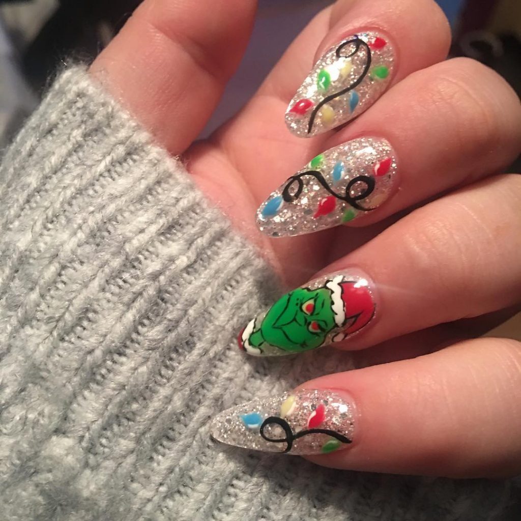 grinch nails