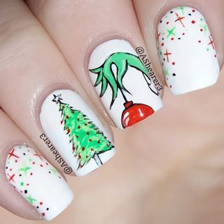 grinch nails