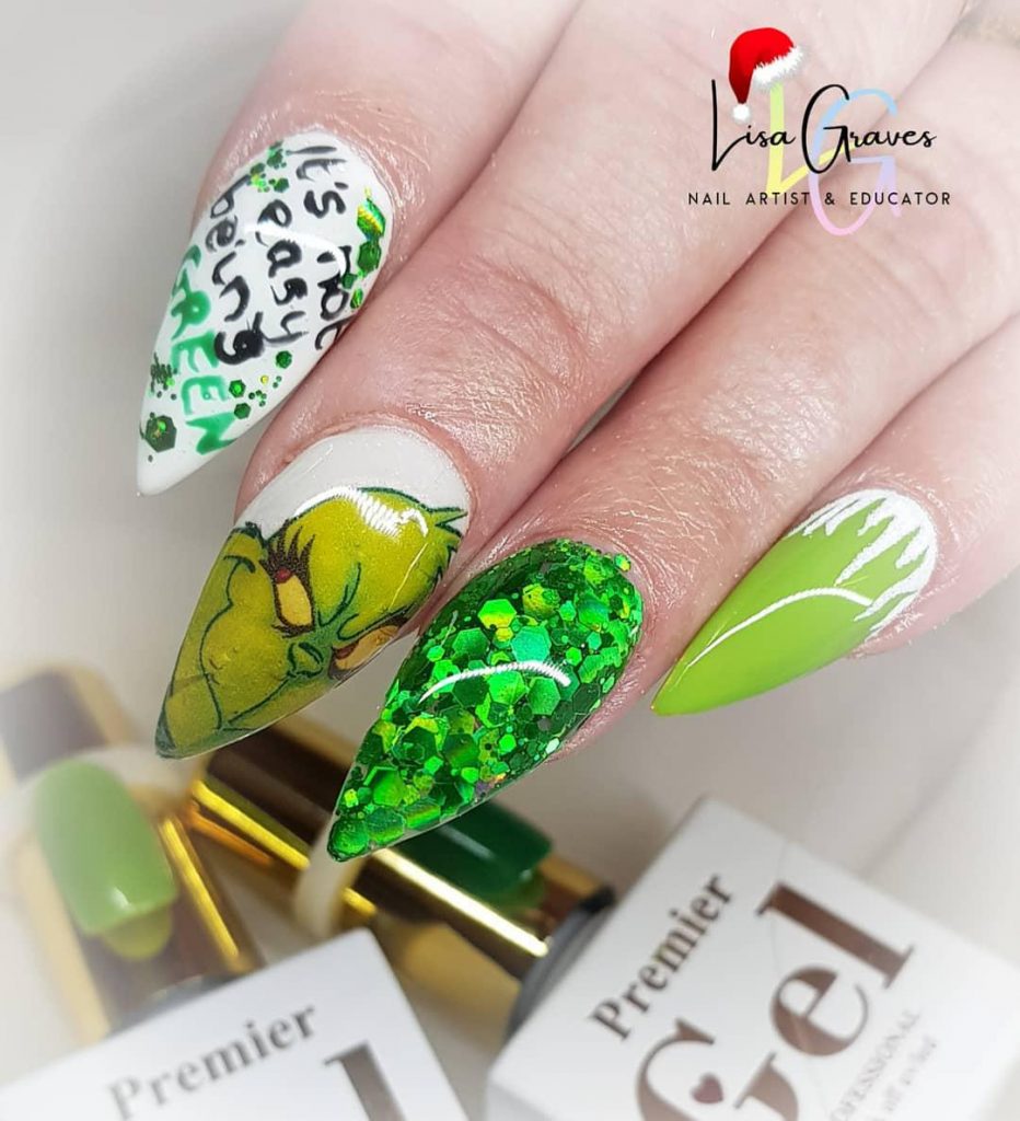 grinch nails