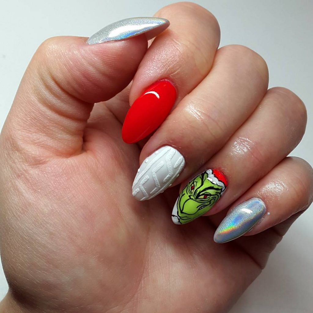 grinch nails