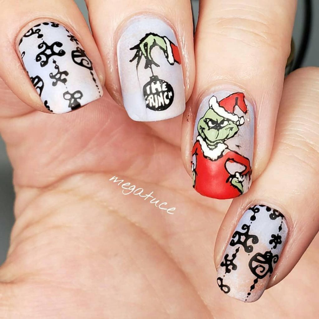 grinch nails