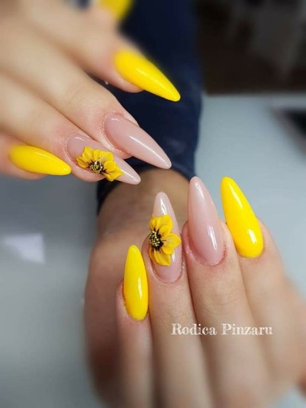 Best and Newest Yellow Nail Designs for 2021 | NAILSPIRATION