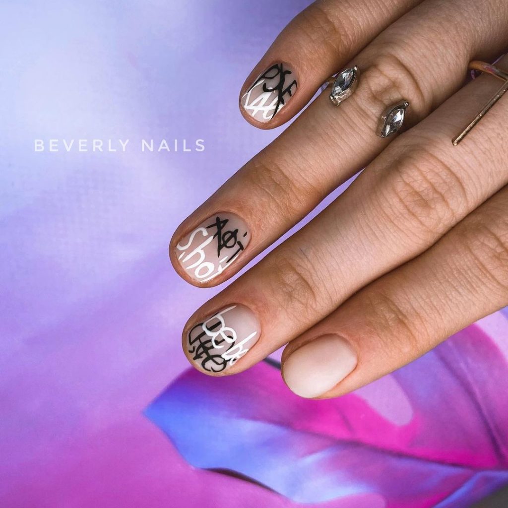 Graffiti Nail Design