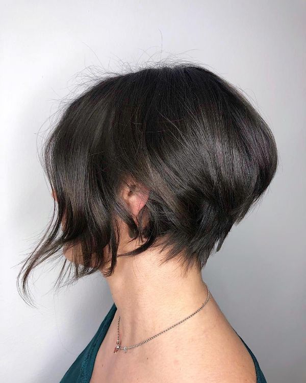 French Bob Haircut for Brunettes