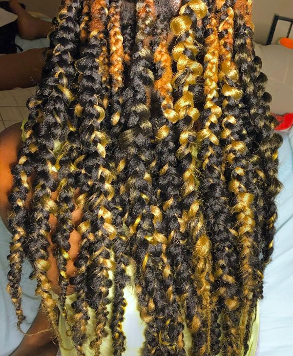 Mixed Colors Jungle Braids