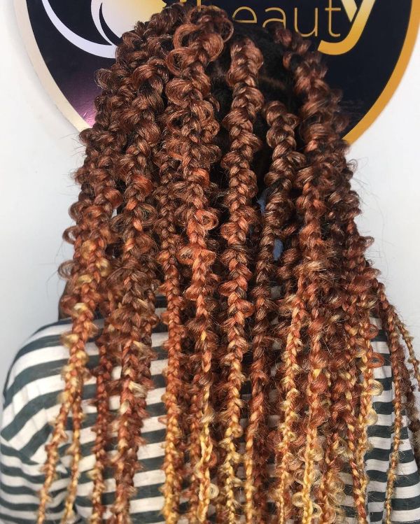 Dark Brown to Light Brown Jungle Braids