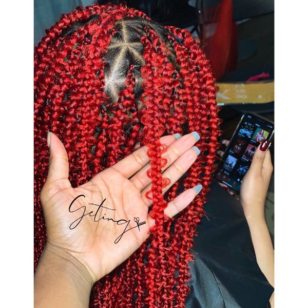 Red Jungle Braids