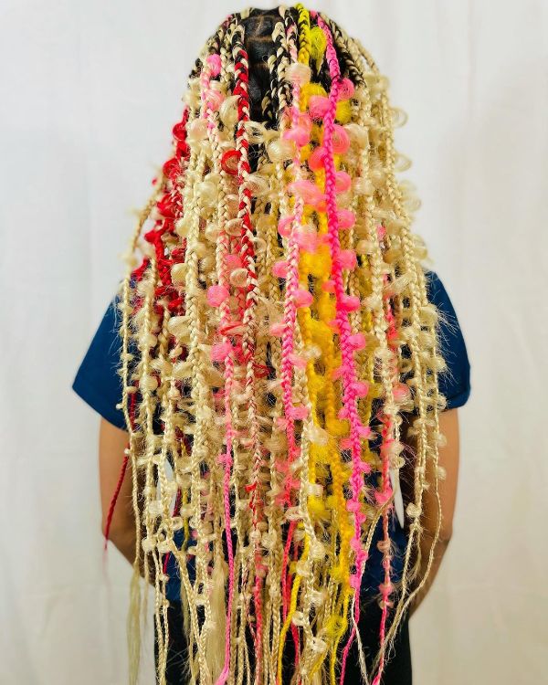 Multicolor Jungle Braids