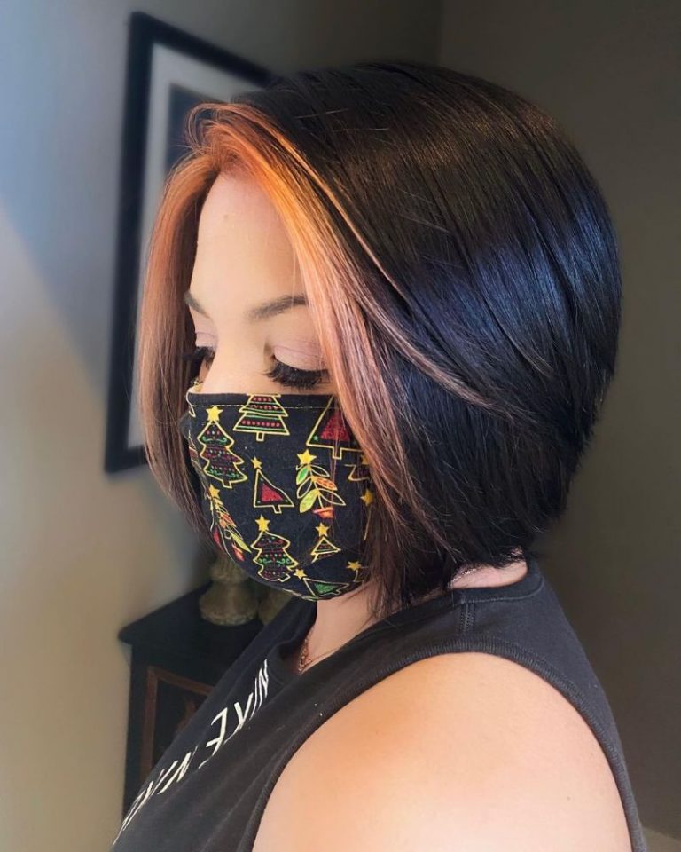 60 Pictures of Dyed Bangs & Colored Fringe That Are HOT in 2024