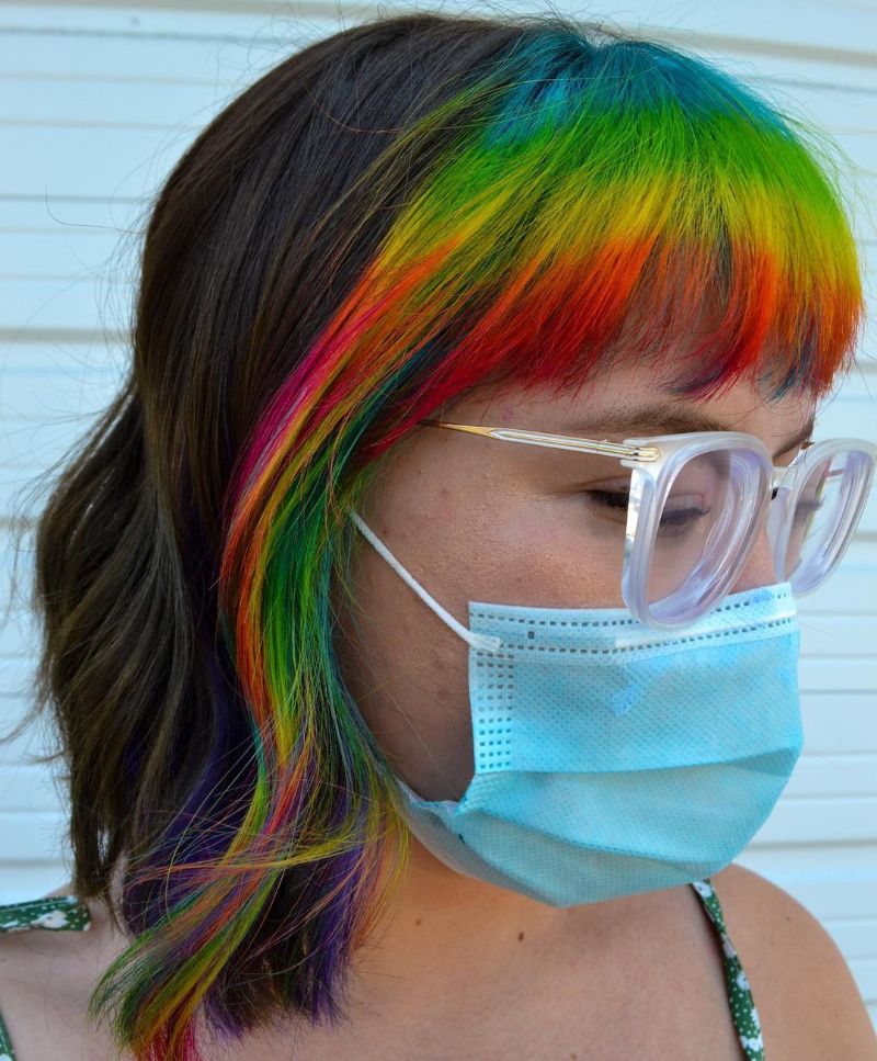 Rainbow Colored Fringe