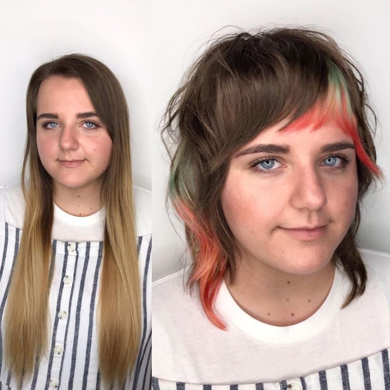 Colored Bangs