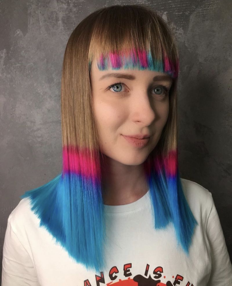 Colored Bangs