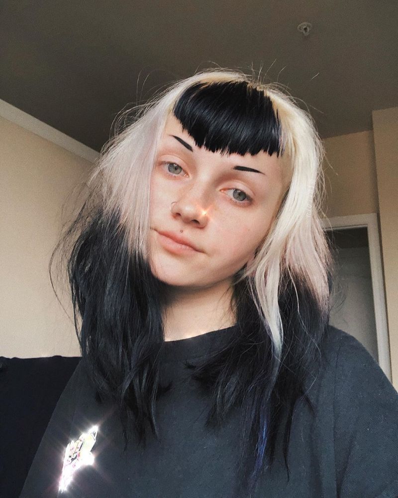 Colored Bangs