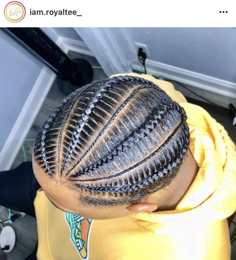 Stitch Braids with Real Natural Hair