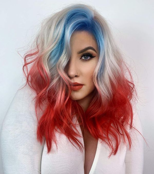 4th of July Hair Colors