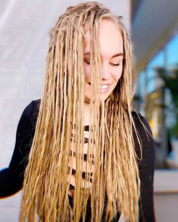 Eco Dreads Wheat Blonde Long