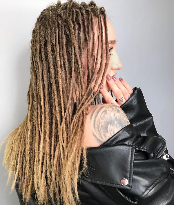 Light Caramel Brown Eco Dreads